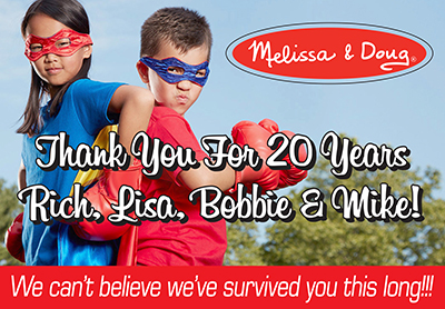 Melissa and Doug Banner Melissa and Doug Banner